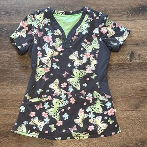 Healing hands scrub‎ top XS